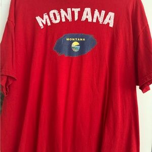 Gildan Red Montana Short Sleeve Tee